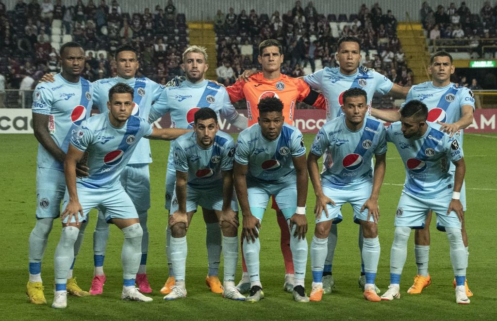 El 11 titular del Motagua que fue goleado 4-0 por el Saprissa en Costa Rica por la vuelta del repechaje de la Copa Centroamericana 2023.