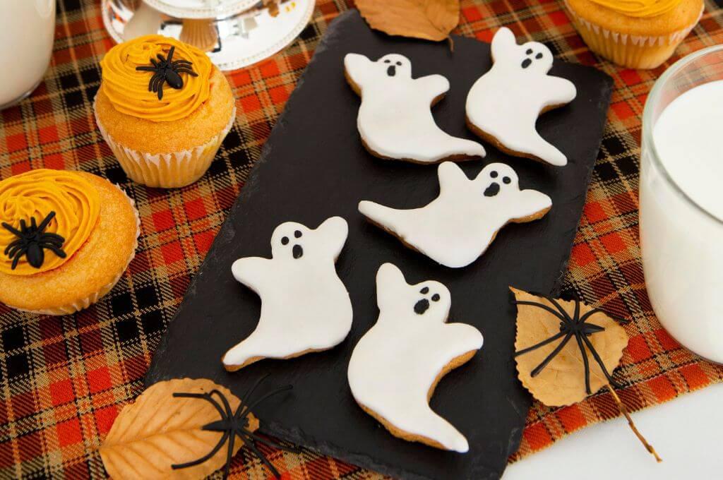 Galletas en forma de fantasma