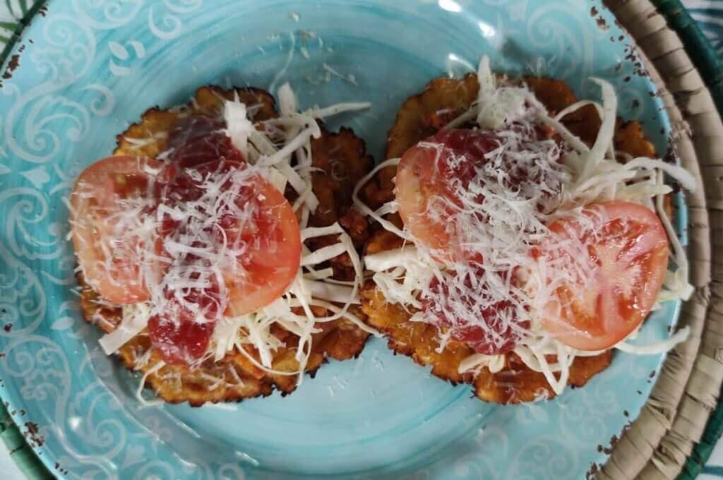 <b>Enchiladas de plátano.</b>