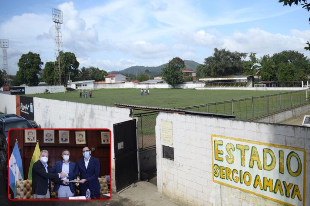 FIFA, Fenafuth y la Municipalidad de San Pedro Sula acuerdan mejorar el estadio Sergio Amaya