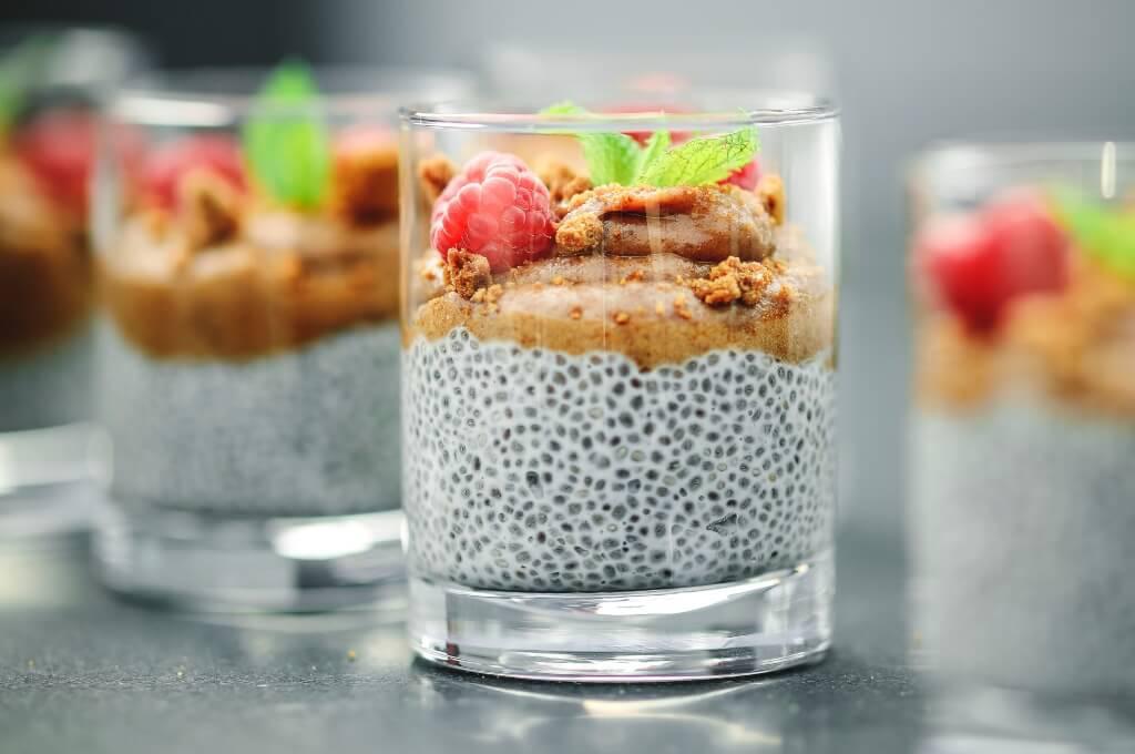 Pudín de chía.