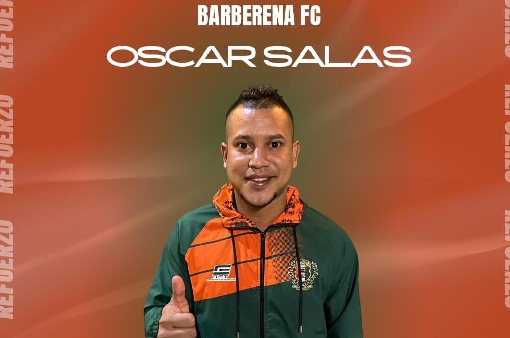 Oficial: El hondureño Óscar Salas es nuevo jugador del Barberena Fc de la segunda división de Guatemala