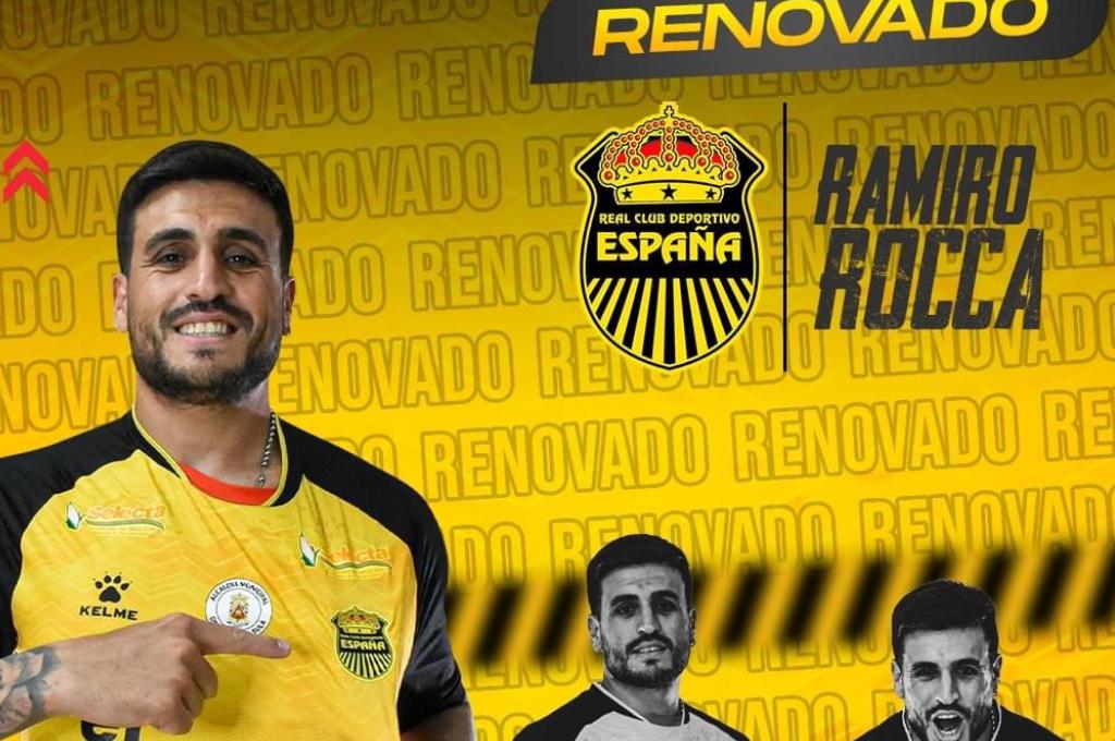 Oficial: El delantero argentino, Ramiro Rocca extiende su vínculo con Real España por dos años