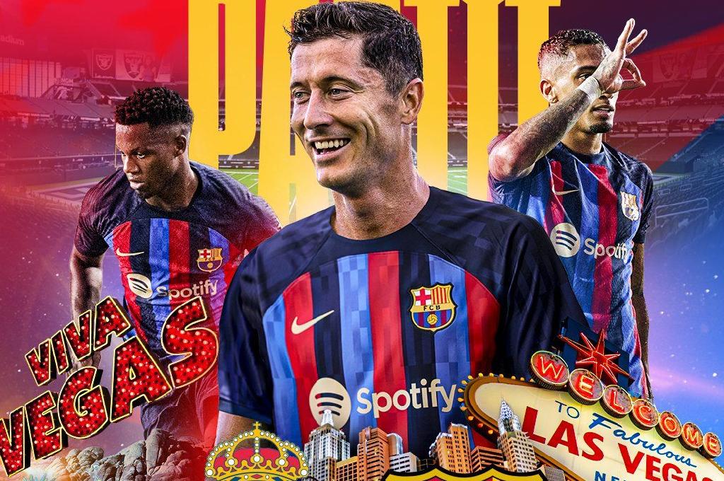 Barcelona caldea el clásico ante Real Madrid que se jugará Las Vegas