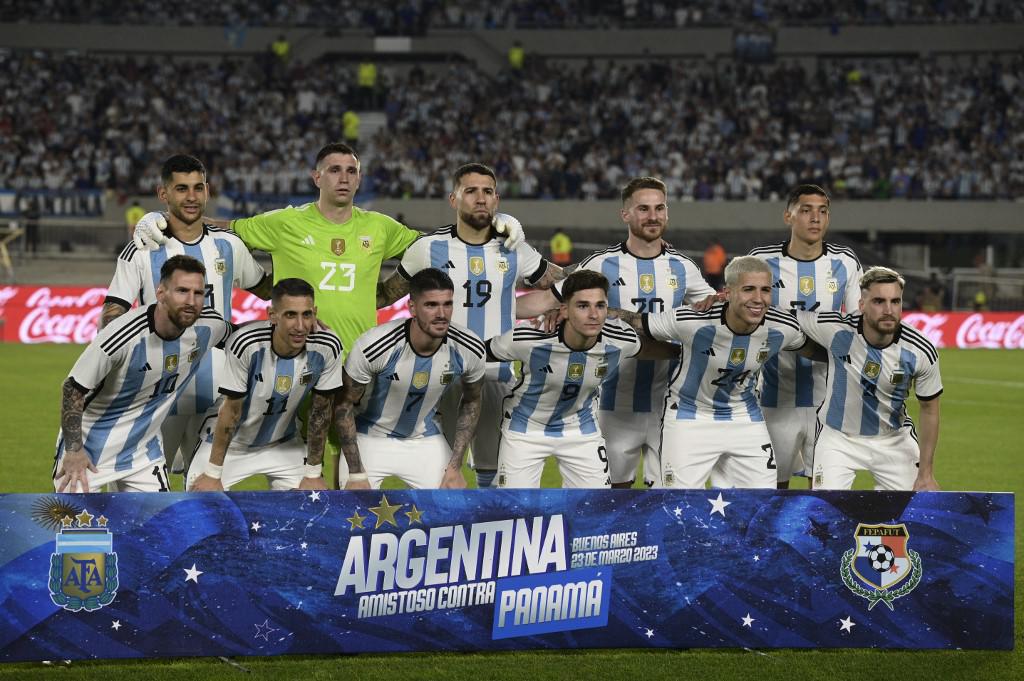 El 11 titular de Argentina ante Panamá fue el mismo usado en la final del Mundial de Qatar contra Francia.