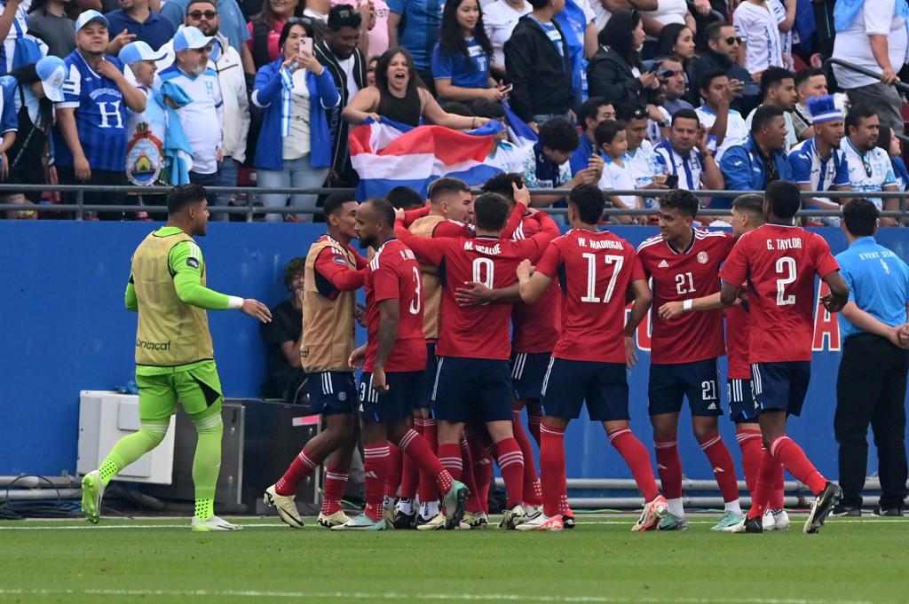 Costa Rica inmediatamente pudo empatarle a la selección de Honduras.