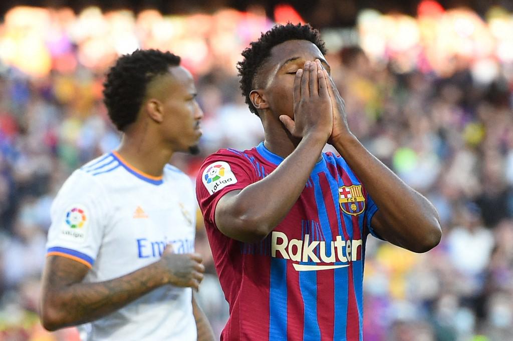 Ansu Fati no tuvo el mejor de los partidos.