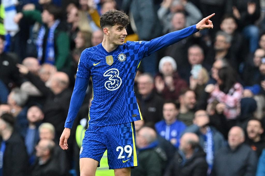 Kai Havertz se ha ofrecido para ayudar a su equipo Chelsea. Foto AFP.