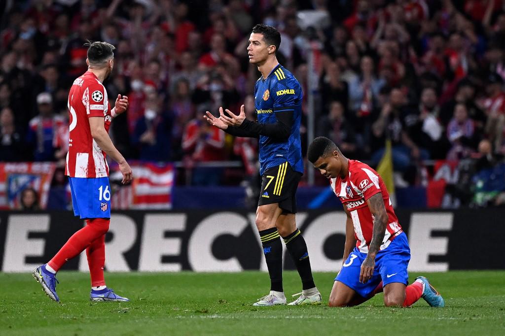 Cristiano Ronaldo poco o nada aportó en la zona ofensiva del Manchester United.