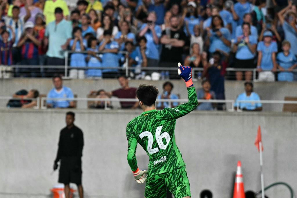 Ander Astralaga fue el héroe del FC Barcelona al detener tres penales en la tanda ante Manchester City.