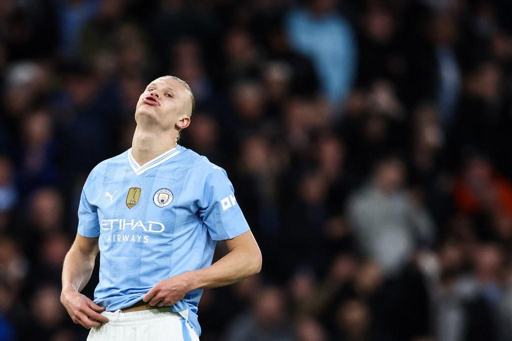 Haaland fue uno menos en la serie Manchester City vs Real Madrid.