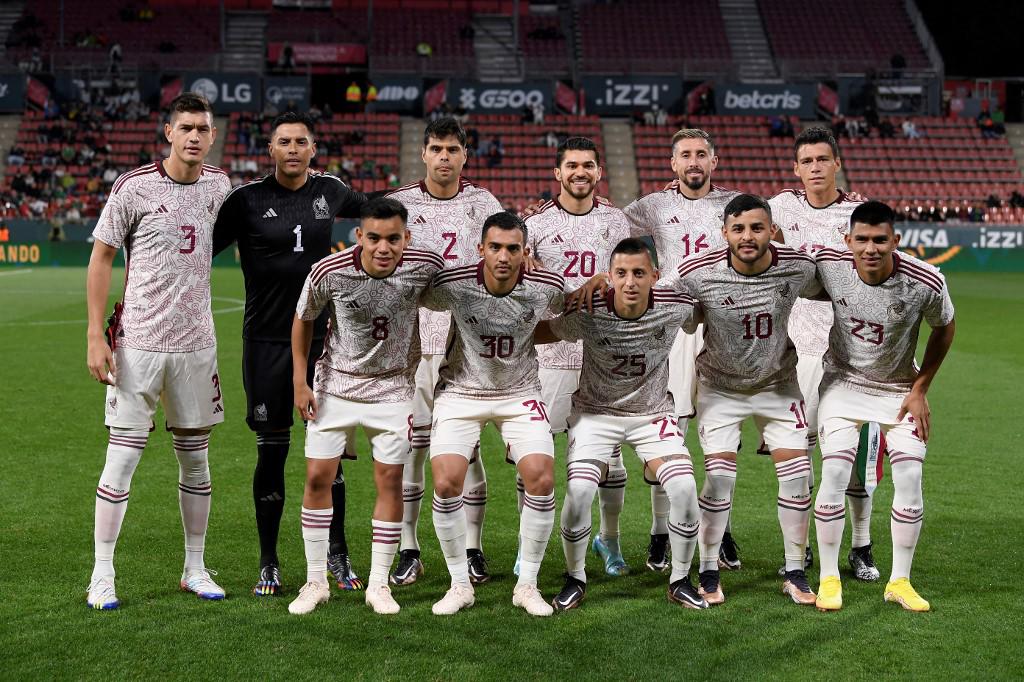 El 11 titular de México que saltó a la cancha ante Irak.