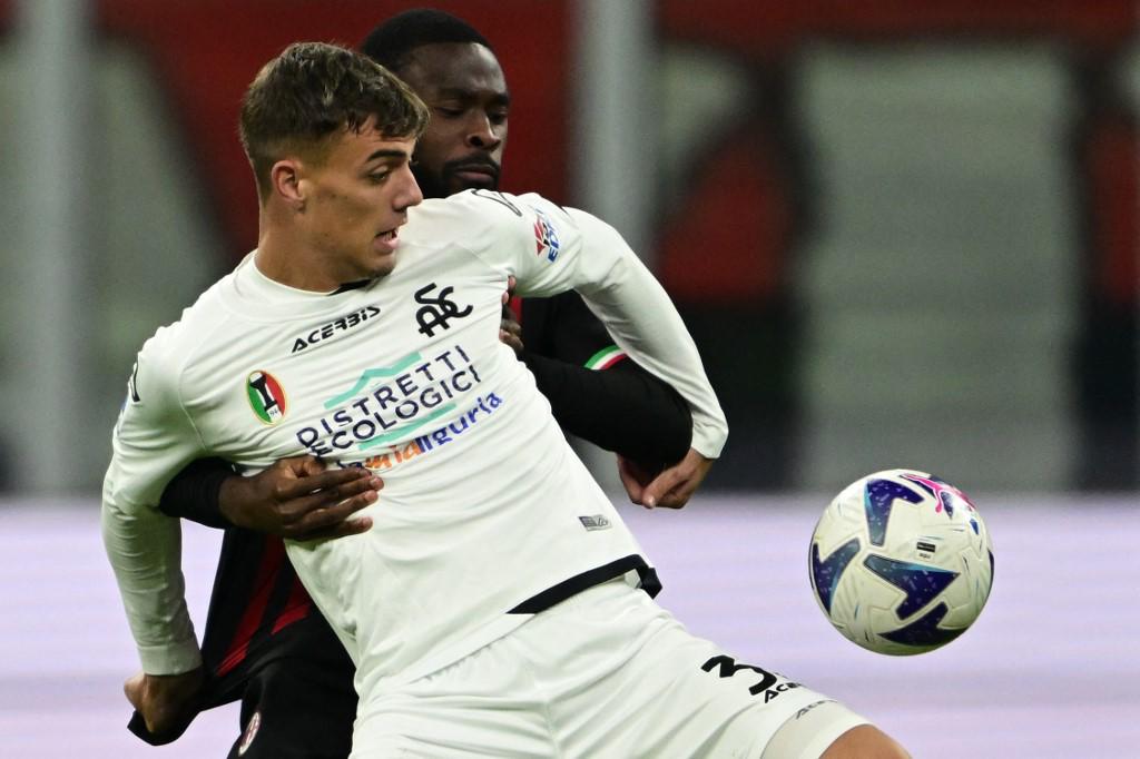 Daniele Maldini, hijo de la leyenda Paolo, le marcó al AC Milan.