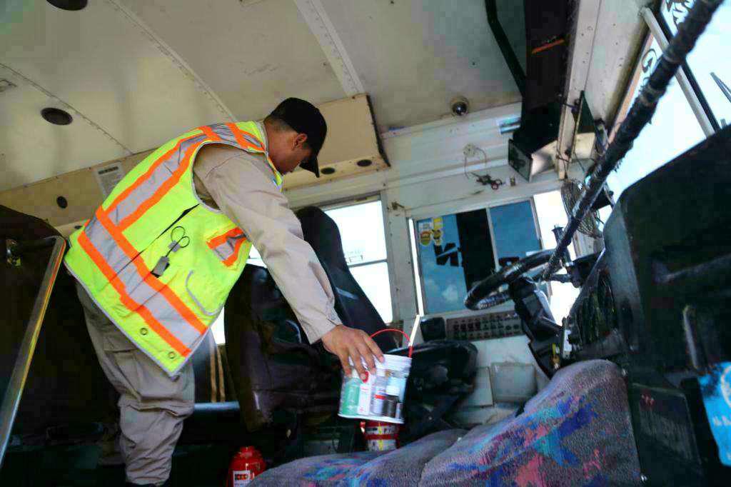 Comienzan las revisiones físico mecánicas de los buses que saldrán en el Feriado Morazánico