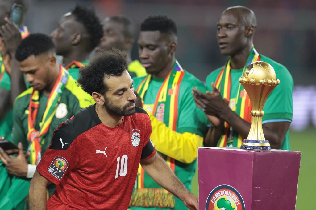 Mohamed Salah lamentó la derrota en la final.