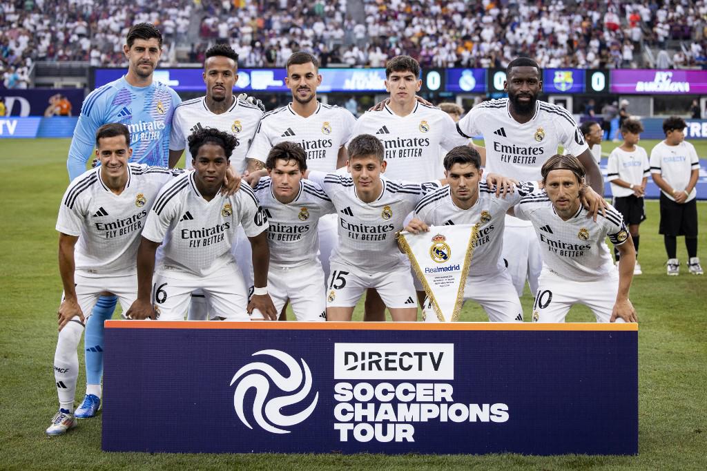 El 11 titular del Real Madrid que enfrenta al FC Barcelona.