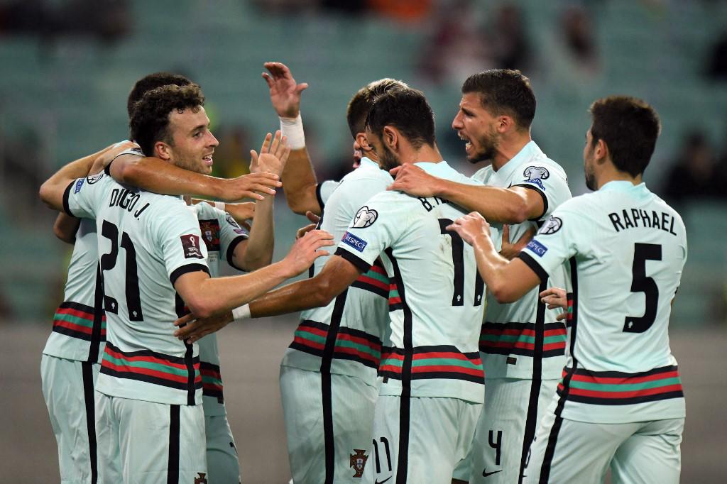 Portugal golea a Azerbaiyán sin Cristiano Ronaldo en las eliminatorias rumbo a Qatar