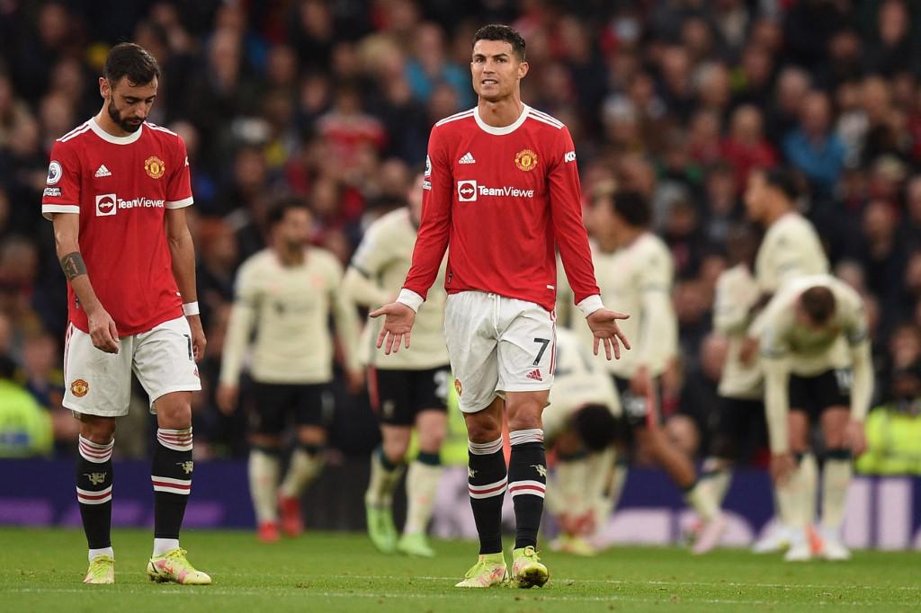 Manchester United y Cristiano Ronaldo fueron humillados en casa por el Liverpool.