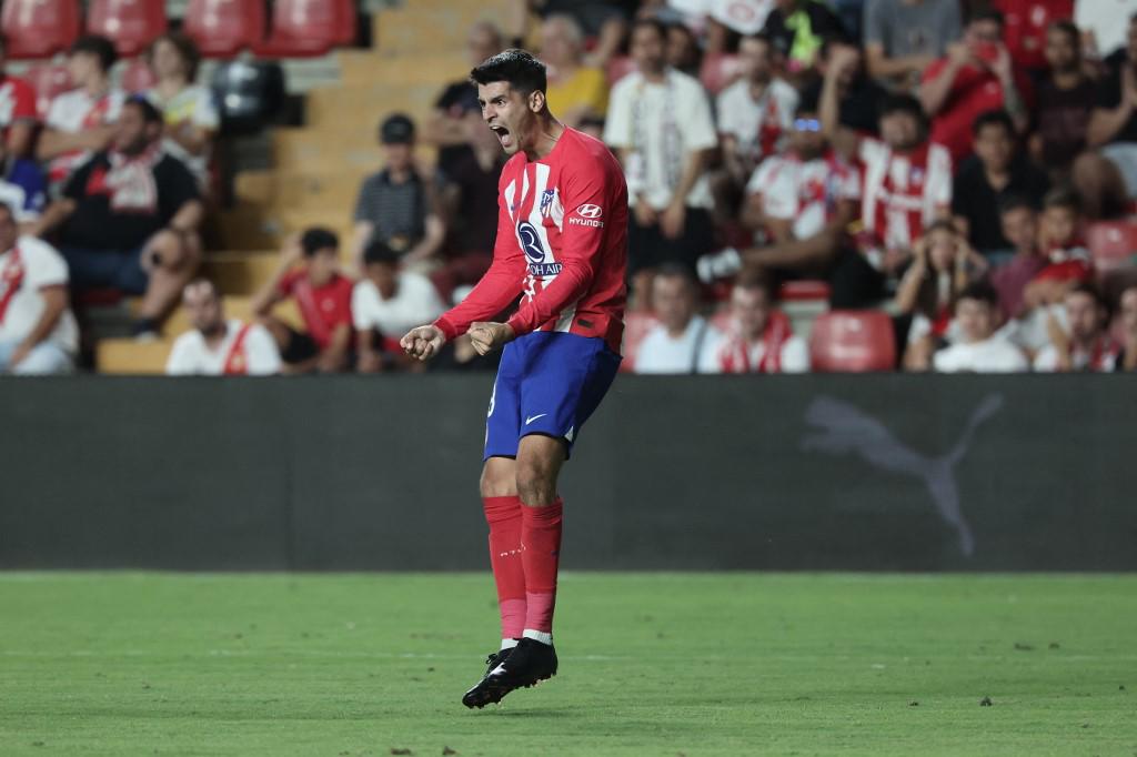 Álvaro Morata se despachó un doblete en la paliza de 7-0 del Atlético de Madrid.