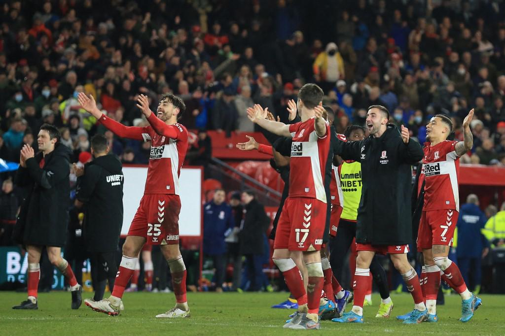 La plantilla del Middlesbrough festejó por todo lo alto el pase a la siguiente ronda de la FA Cup.