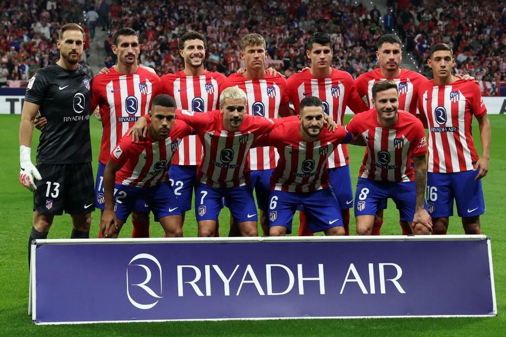 El 11 titular del Atlético de Madrid que venció 3-1 al Real Madrid.