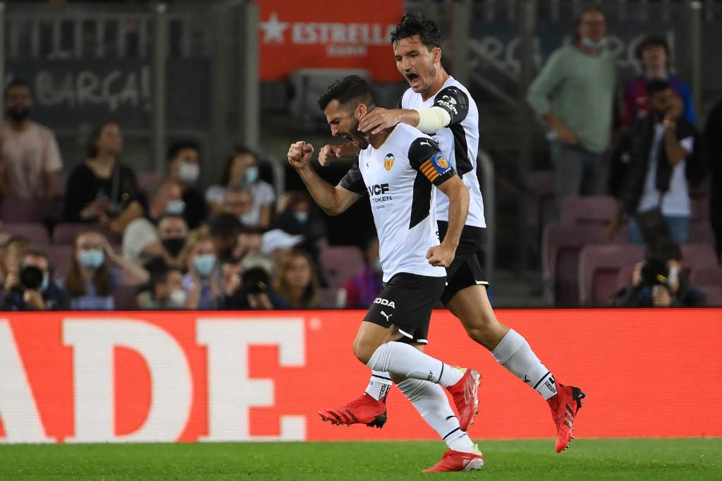 José Gayá gritó a todo pulmón su golazo en el Camp Nou.