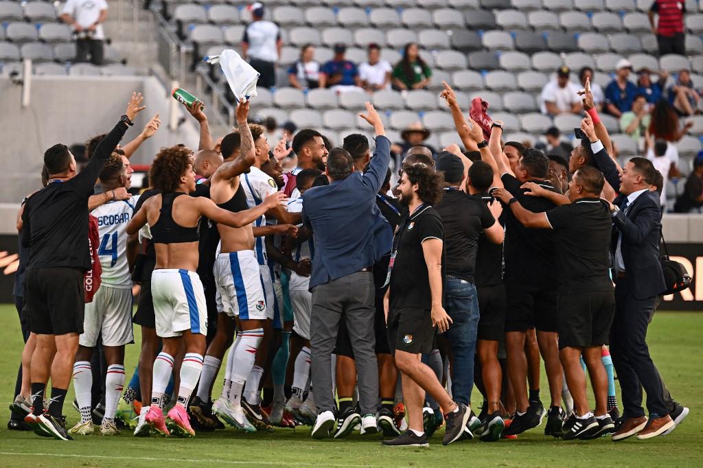 Los panameños celebraron a lo grande el pase a la final de la Copa Oro 2023.