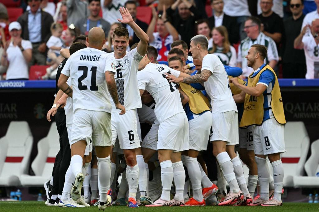 Euro 2024: Dinamarca fue amargada por Eslovenia en el regreso de Eriksen