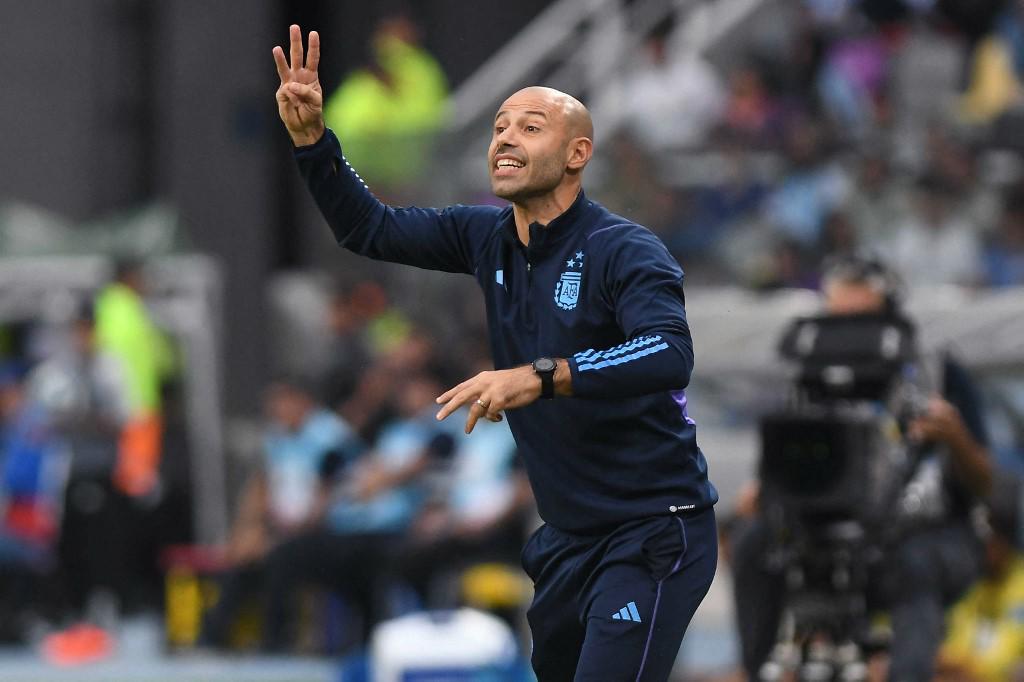 Javier Mascherano es el DT de la Sub-20 de Argentina.