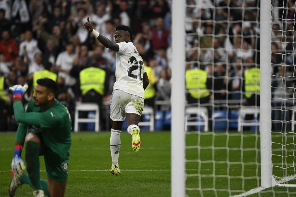Vinicius se encargó de abrir el marcador en el Santiago Bernabéu.