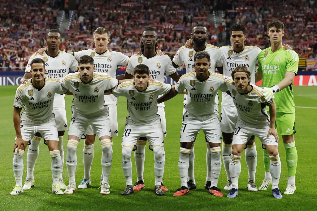 El 11 titular del Real Madrid que perdió ante Atlético de Madrid.