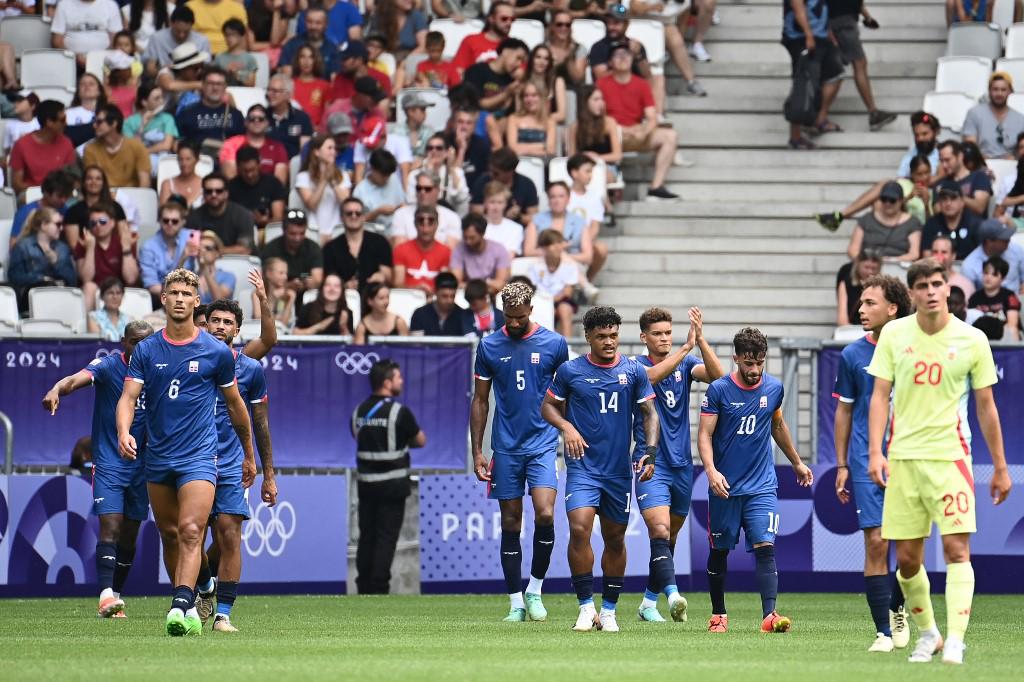 República Dominicana anotó ante España su primer gol en unos Juegos Olímpicos.