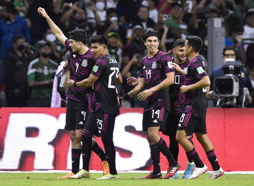 México será una de las representantes de Concacaf en el Mundial de Qatar 2022. Foto AFP.