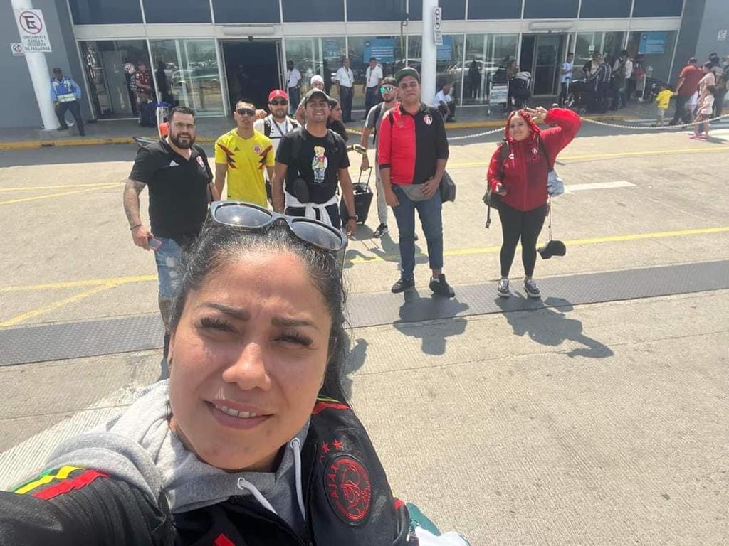 Aficionados del Atlas arriban a Honduras para el duelo ante Olimpia