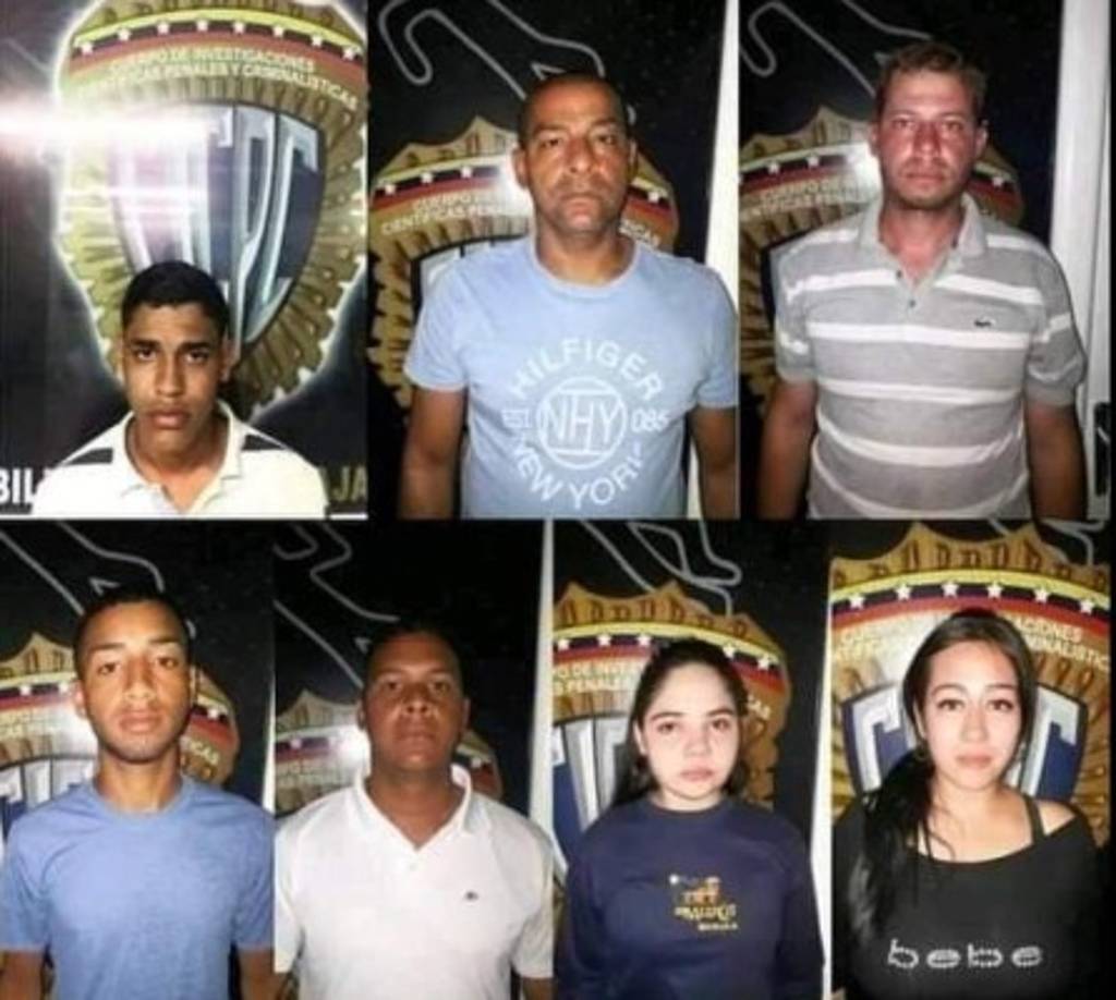 Las siete personas que estuvieron con Ángela aquel 23 de marzo: José Alberto Cedeño (18), José Zorrilla (44) Glauder Zorrilla (19), Orlando Salazar (35), Joselyn Barreto (18), Dayana Nicieza (28); y Wilmer Díaz (30), están actualmente privados de libertad. Los hombres en la cárcel El Rodeo II y las mujeres en el Instituto Nacional de Orientación Femenina (Inof).