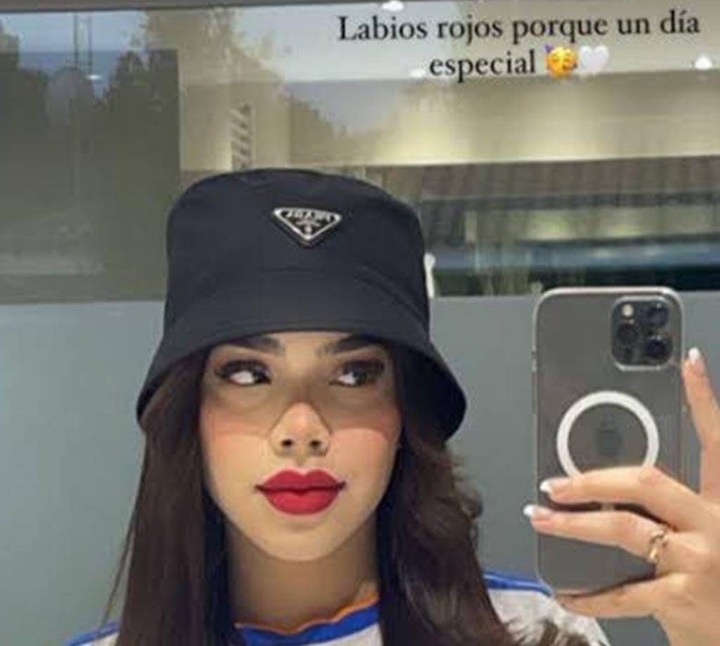 La chica siempre presume su sentimiento por el Real Madrid y Vinicius.