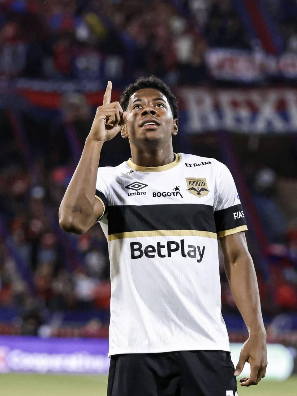 Dereck Moncada suma cuatro goles con la camiseta del Internacional de Bogotá en Colombia.