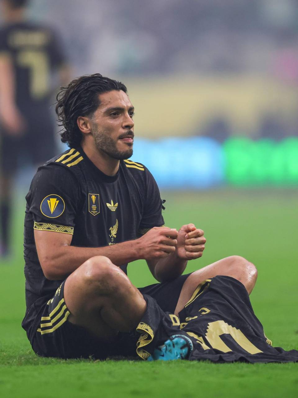 Raúl Jiménez y su festejo dedicado a Diogo Jota.