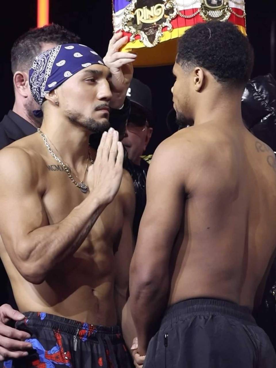 El cara a cara de Teófimo López y Shakur Stevenson.