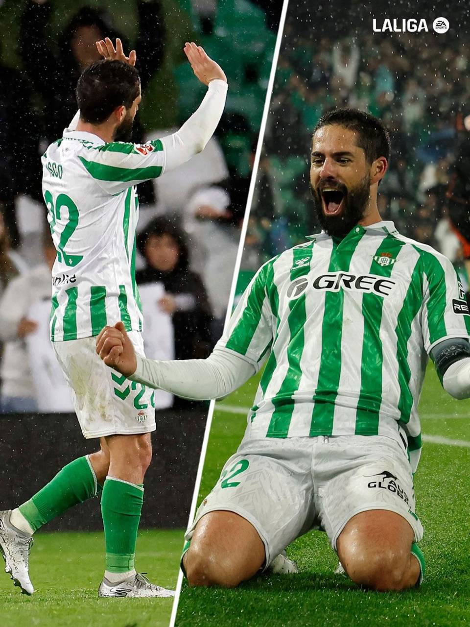 Isco le hizo mucho daño al Real Madrid y lo castigó con un gol de penal para el triunfo del Betis.