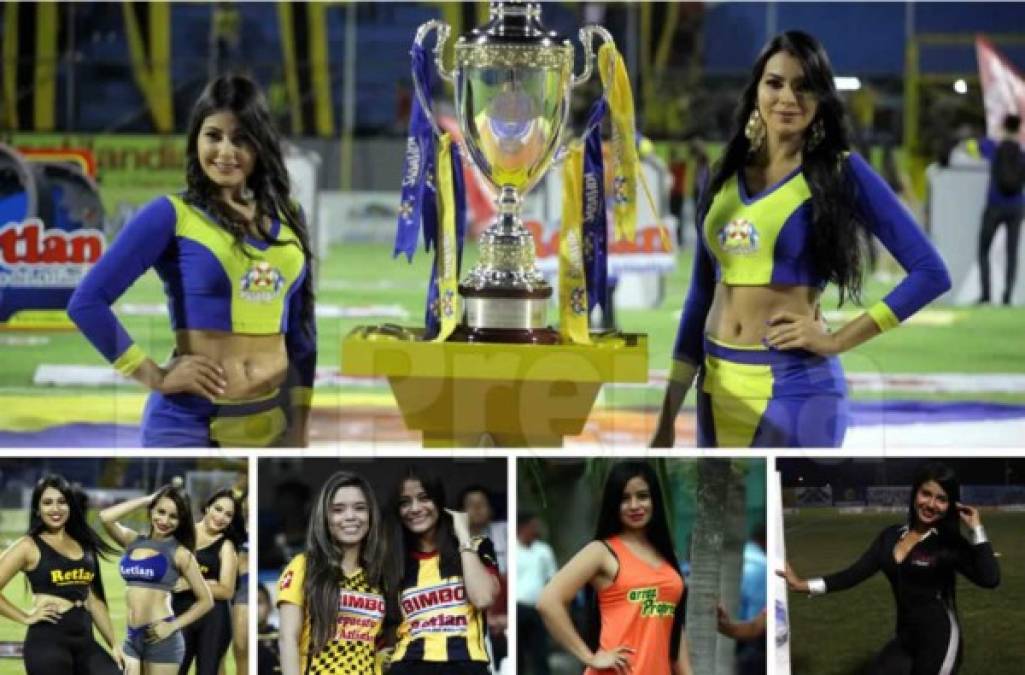 Los partidos de ida de las semifinales del Torneo Clausura 2017 de la Liga Nacional de Honduras fueron adornados por hermosas chicas que robaron más de alguna mirada en los estadios: