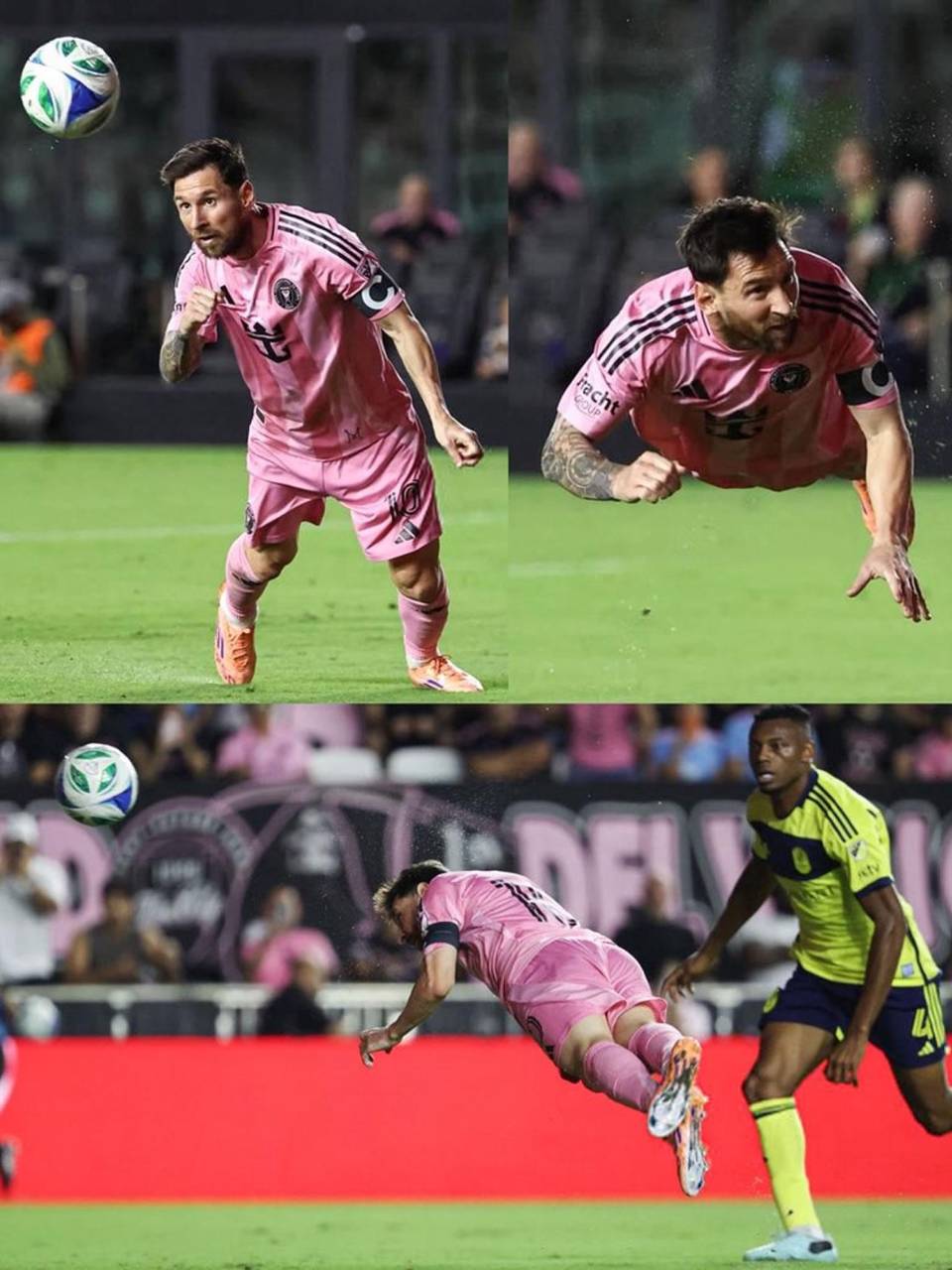 Así fue el golazo de 'palomita' de Messi para el 1-0 del Inter Miami ante Nashville.