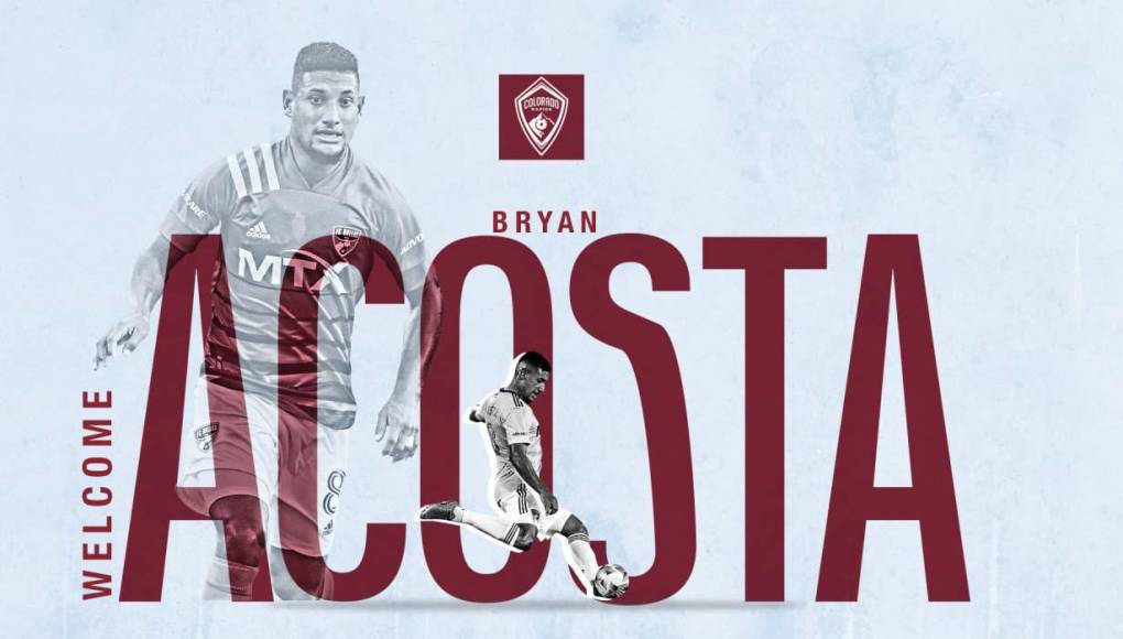El Colorado Rapids de la MLS hace oficial el fichaje de Bryan Acosta