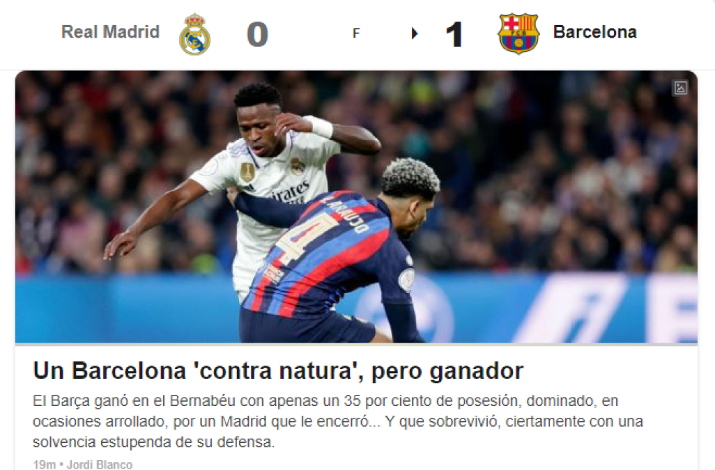 ESPN: “Un Barcelona ‘contra natura’, pero ganador”.