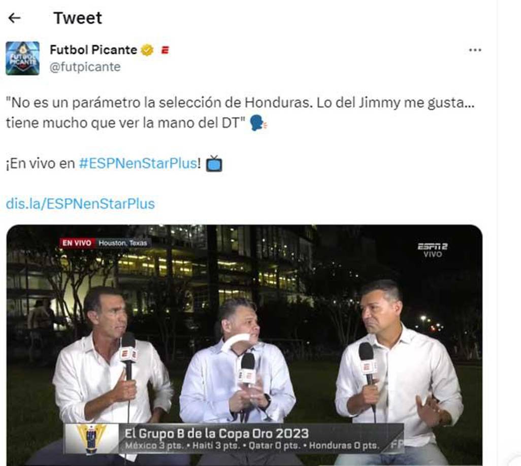 En Fútbol Picante dieron su punto de vista.