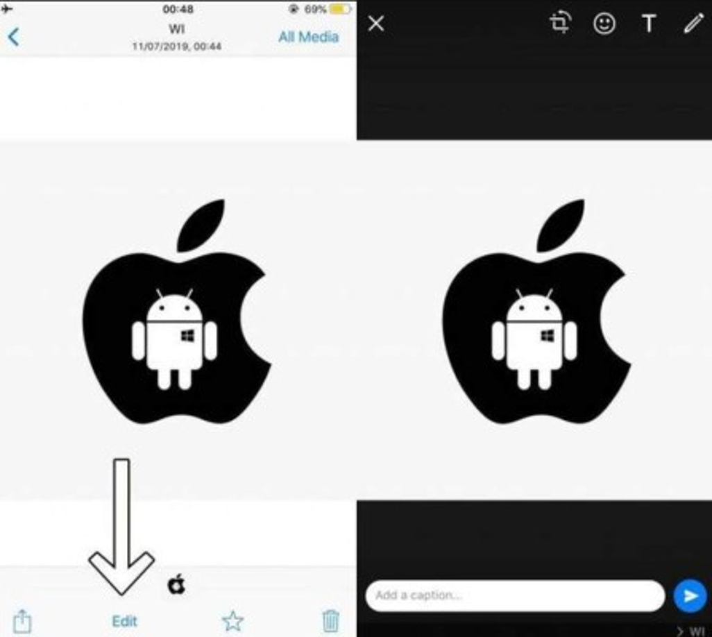 Edición de fotos:<br/>Si eres un apasionado para la edición fotográfica, WhatsApp está desarrollando una herramienta interna para editar a tu gusto las fotos que recibes o deseas enviar evitando que utilices apps externas.