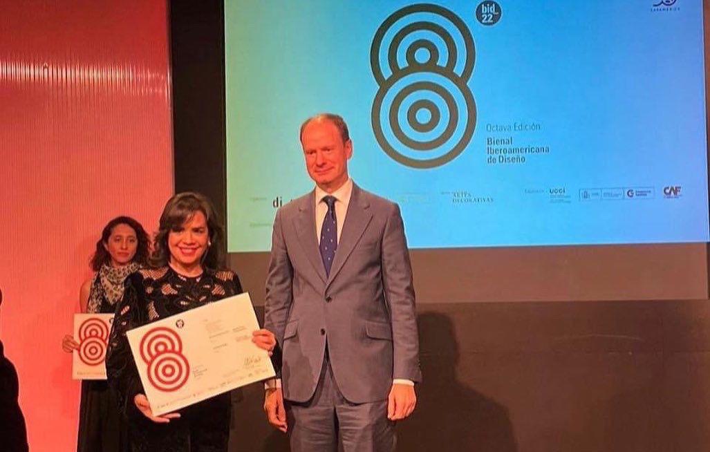 La Bienal Iberoamericana de Diseño da reconocimiento a la hondureña Pili Luna
