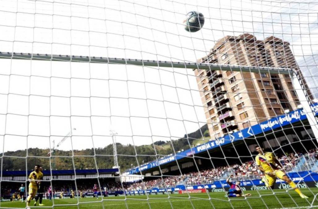 Momento del gol que cerró la goleada del Barcelona ante Eibar.
