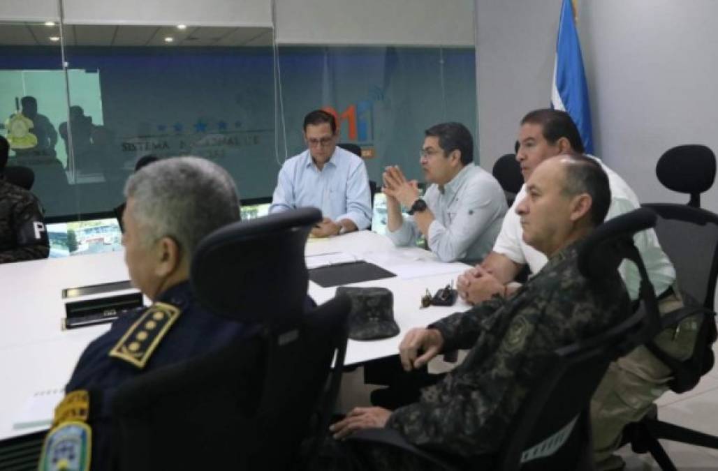 Las acciones fueron supervisadas por el presidente de Honduras Juan Orlando Hernández.