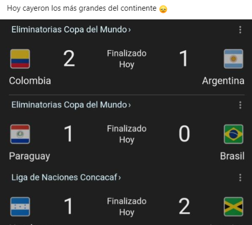 “Hijo”: los memes que dejó la derrota de Honduras ante Jamaica en Nations League